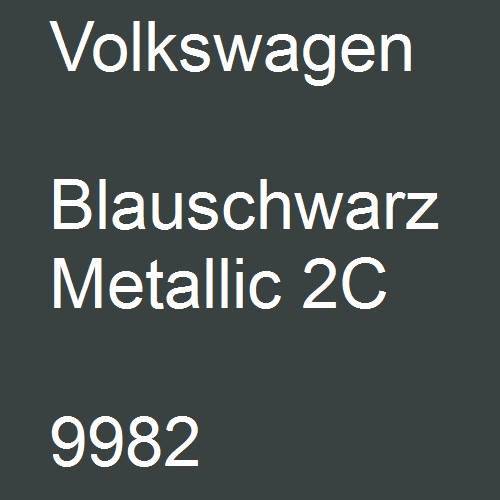 Volkswagen, Blauschwarz Metallic 2C, 9982.